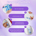 4-in-1 Toilet Cleaner Hanging Basket 5 Pack 65g – 200+ Flushes, Deodorizes & Removes Yellow Stains, Non-Corrosive Tablets for Smart, Hanging & No-Tank Toilets, 4 Fresh Scents: Ocean, Lemon, Lavender, Floral
