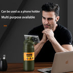 Large Capacity Vacuum Insulated Tumbler 1200ml/1500ml Stainless Steel - Leakproof Travel Mug Keeps Hot & Cold, for Travel Fitness Camping - Holiday Christmas Gift, 9 Colors