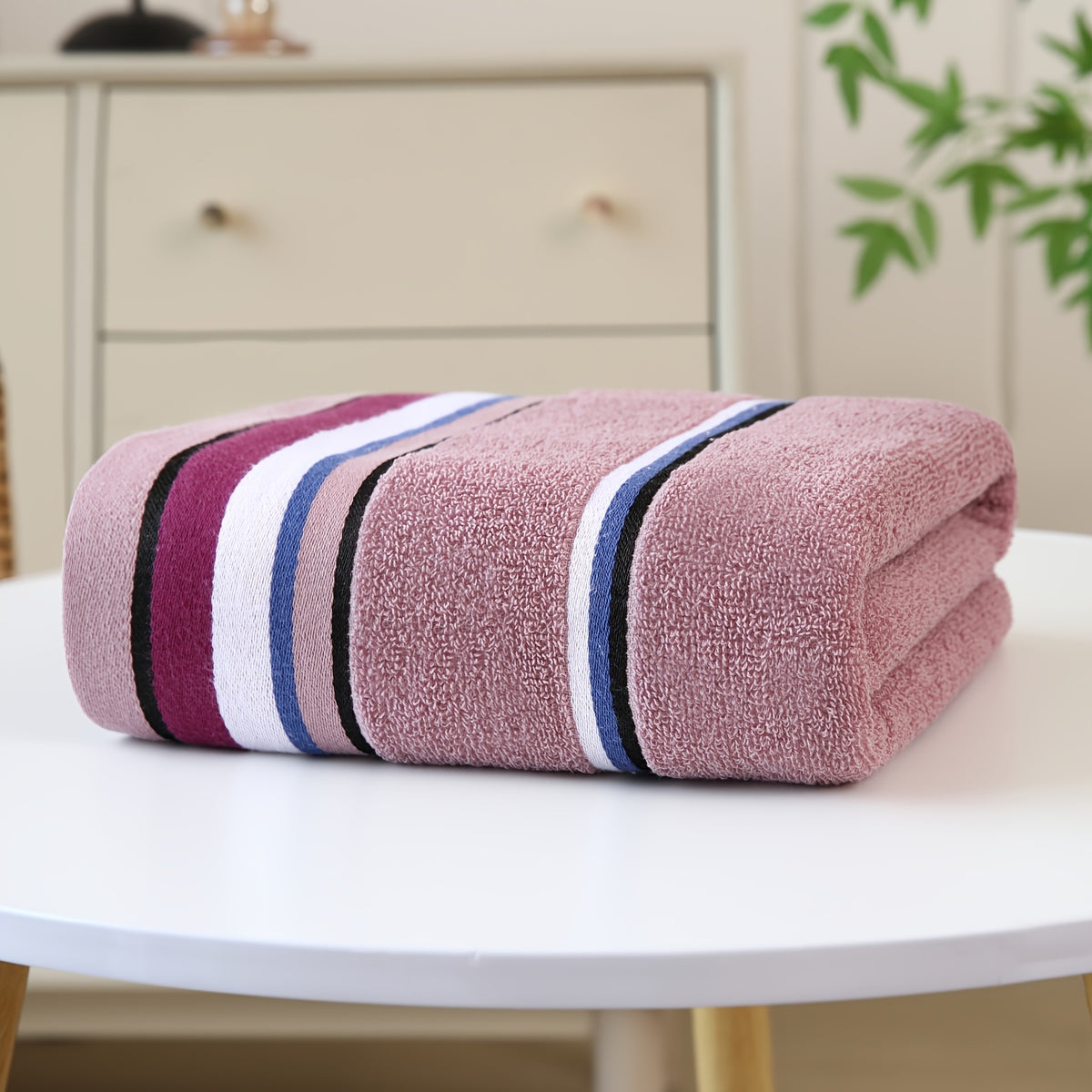 100% Cotton Bath Towel 27.6x55in – GSM360 Super Soft Absorbent Quick-Dry Towel, Skin-Friendly Bathroom Essential & Gift for Family (6 Colors)