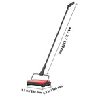 Manual Carpet Sweeper No Battery Needed 300ml Dustbin 180° Rotating Head Floor Sweeper for Carpet Hardwood Tile Pet Hair Home Office