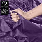 Luxury Striped Bed Sheet Set 3 or 4 Pcs – Hotel-Quality Deep Pocket 16", Extra Soft Breathable Cooling Sheets, Wrinkle & Fade Resistant, Twin Twin XL Full Queen King Cal King, 11 Colors