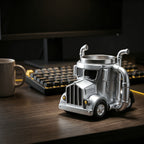 Truck Coffee Mug Novelty Truck Shaped Cup for Hot and Cold Drinks Fun Gift for Truck Lovers Men Boys Birthday Christmas