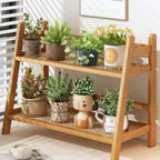 Japanese Natural Wood 2-Tier Cup Rack | Countertop Mug Organizer for Kitchen Living Room Coffee Bar