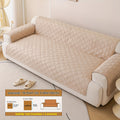 Soundwave Embossed Sofa Cover Set 3-Piece with Armrests – Pet Friendly Anti-Slip Furniture Protector, Durable Sofa Set Decoration Cover in Various Colors & Sizes