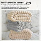 Soft Plush Throw Blanket – Thick Warm Fuzzy Cozy Blanket for Couch, Bed, Office & Travel | 4 Sizes, 4 Colors | Great for Gifts & Room Decor