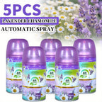 8-Scent Automatic Air Freshener Refills 5-Pack or 2-Pack – Odor Eliminator Room Spray for Home Bathroom Car Office Closet Fabric, Multi-Scent Fresh