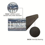 Non-Slip Runner Rug Washable Machine Wash Kitchen Mat Laundry Room | Front of Washer Dryer Bathroom Hallway Porch Floor Mat – White Blue Green Black Red, 45x120 & 45x150cm Easy Care