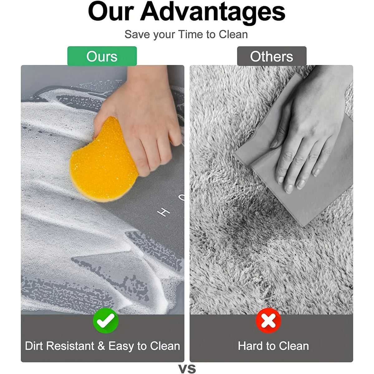 Diatomaceous Earth Bath Mat Non-Slip Absorbent - Quick Dry Stone Bathroom Rug, Soft Floor Mat for Bathroom Kitchen Door, 4 Colors 2 Sizes