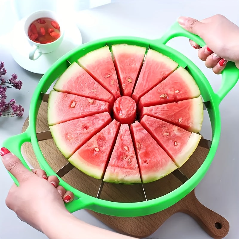 Watermelon Cutter Stainless Steel - Creative Reusable Fruit Separator Slicer Tool for Easy Cutting, Serving & Kitchen Prep