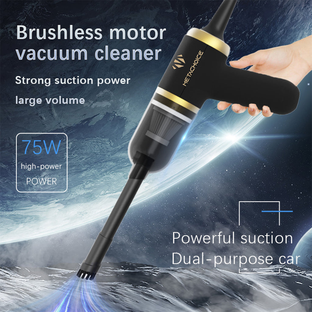Cordless Handheld Vacuum Cleaner 12KPa High Suction – Blow & Suction Dual Mode, Ultra-Lightweight 12.2oz, 2x2000mAh Battery, Type-C Charging, Mini Portable Vacuum for Car Home Office Pet Hair