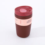 Vacuum Insulated Coffee Travel Cup 350ml 11.83oz - 304 Stainless Steel Double-Wall Flask with Push Lid & Direct Drinking Spout for Office, Travel & Outdoor, 4 Colors