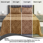 Paisley Bed Sheet Sets Queen King Twin Full Cal King – Soft Brushed Microfiber Deep Pocket Fitted Sheet & Pillowcases, Wrinkle Free