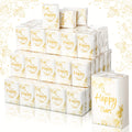 Wedding Tissue Packs 100 Count Happy Tears Pocket Tissues 3-Ply Mini Travel Size for Wedding Favors Welcome Bags Party Ceremony Graduation Guests