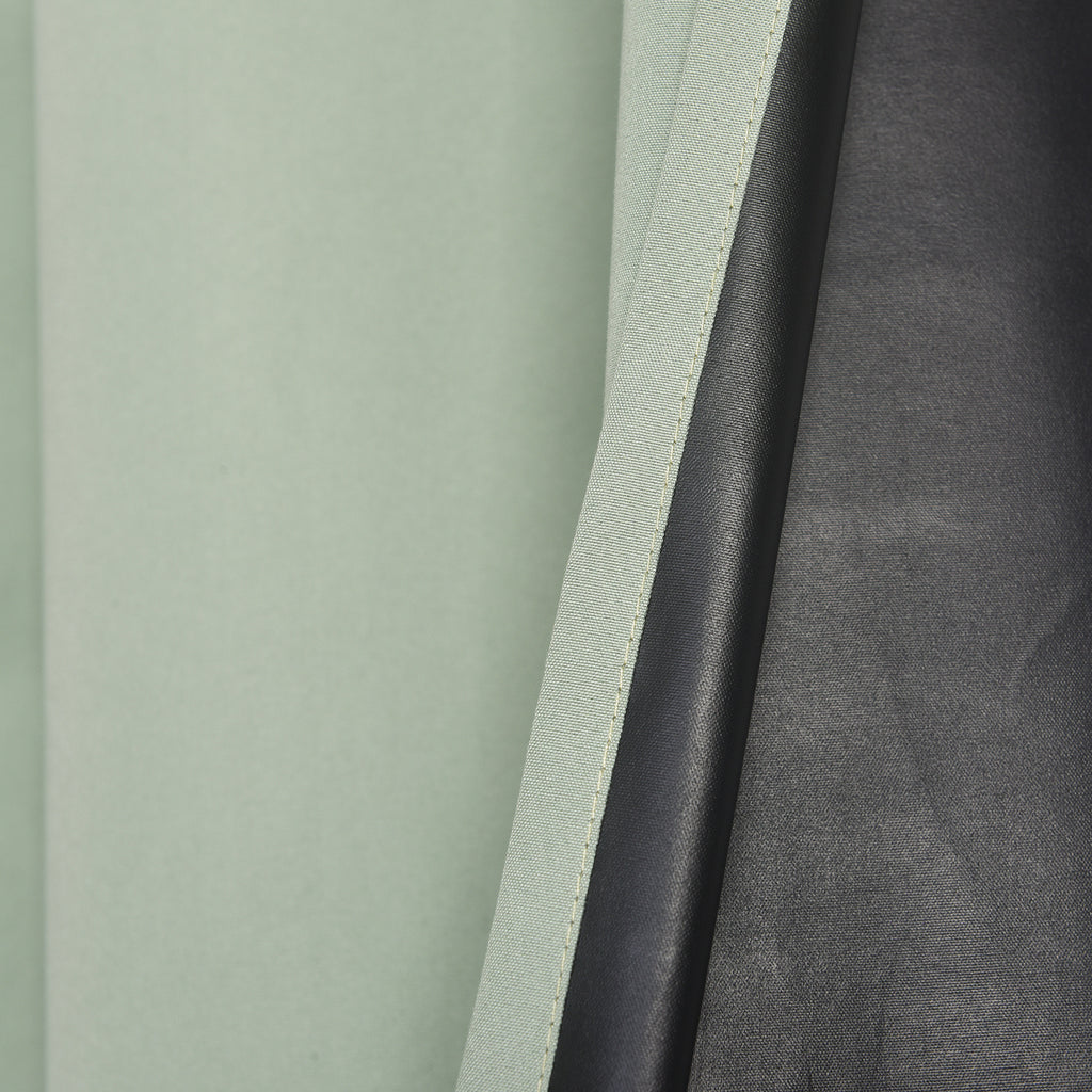 Blackout Curtains Sage Green 100% Light Blocking Thermal Insulated Grommet Drapes – Noise Reducing Energy Efficient Bedroom & Living Room Panels | 5 Sizes Pack of 2