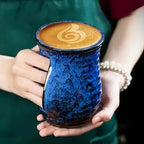 Large Ceramic Coffee Mug 18.94oz Vintage Kiln Fired Speckled Glaze Insulated Cup for Home Office Coffee Bar Holiday Gift