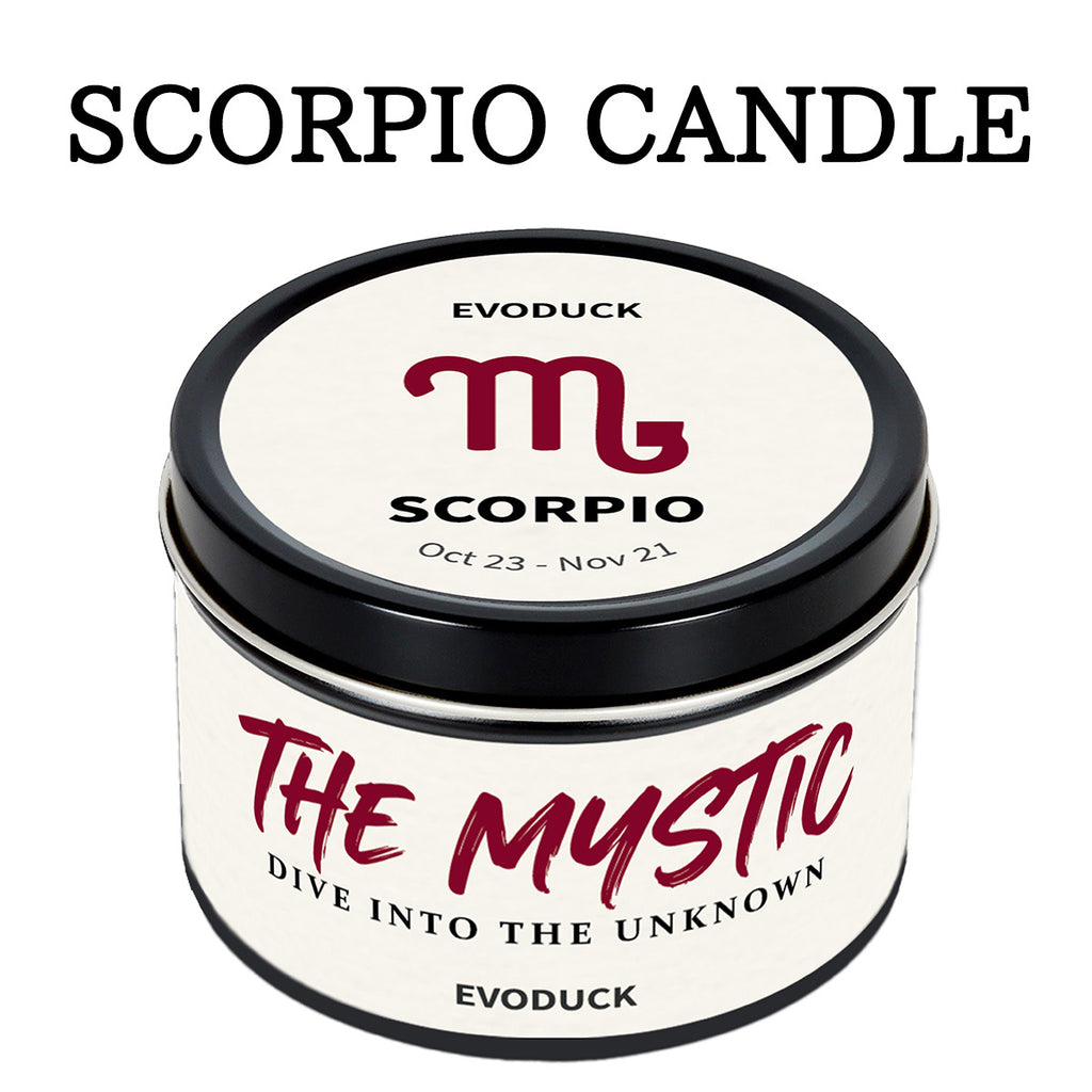 Zodiac Scented Soy Wax Candle with Hidden Pendant & Real Crystal Inside – All 12 Signs, Spiritual Mystery Home Fragrance Gift for Girlfriend, Wife, Women – Valentine's Day & Birthday Present