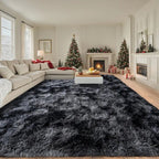 Fluffy Shag Area Rug 8x10 Ft Fuzzy Plush Non-Slip Soft Furry Carpet Living Room Bedroom Modern Shaggy Rug Christmas Gift