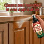 Furniture Wood Renovation Spray 3.38oz Wood Care Restoration Agent for Matte Wood Cabinets Tables Chairs Floors Surface Maintenance Cleaning Spray for Home Wood Surfaces