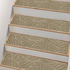 Non-Slip Stair Treads Self-Adhesive 4mm TPR Stair Mats for Hardwood Floors Indoor Stairs Carpet Pads 6pcs or 15pcs Set