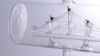 Whiskey Decanter Set with Glasses and Wooden Stand Globe Decanter Ball or Sailboat Design Gift for Whiskey Lovers Birthdays Weddings Anniversaries
