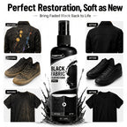 Black Fabric Color Correction Spray 3.38oz – Permanent Fade Repair Dye for Clothes, Jeans, Leather & Apparel