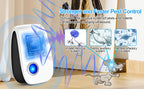 Ultrasonic Pest Control Device 2026 Upgraded Plug-In Repeller for Mosquitoes Mice Cockroaches Ants Spiders Fleas Chemical-Free Indoor Pest Repellent for Home Kitchen Office 4 6 8 Pack