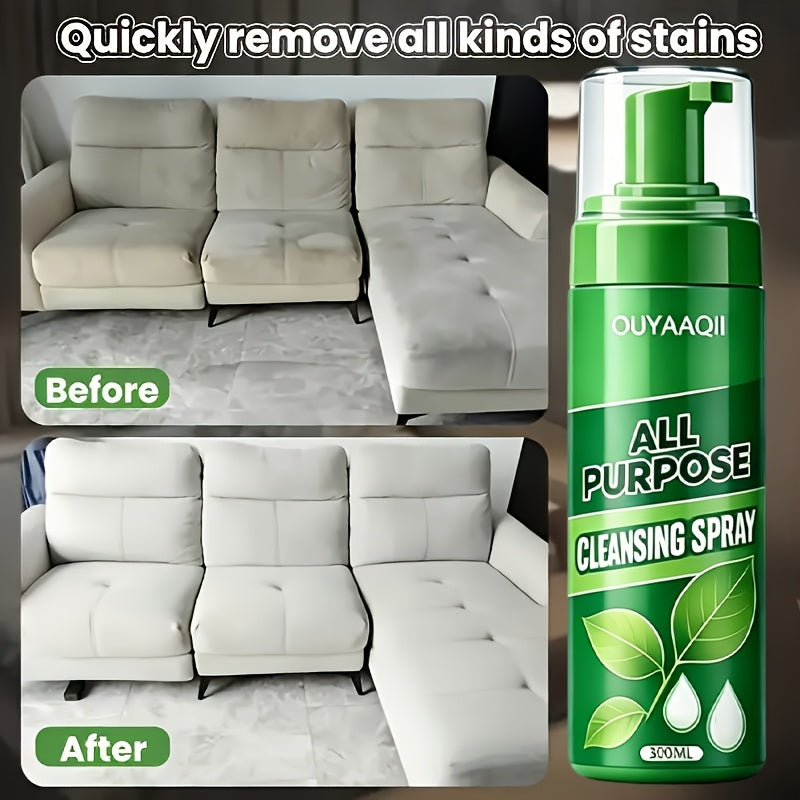 Fabric Sofa Dry Cleaner Waterless Multi-Surface Stain Remover for Sofas Mattresses Carpets Clothes Curtains Deeply Penetrating Safe Formula Easy to Use