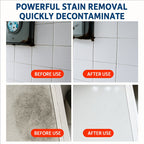 Tile Grout Stain Remover Liquid for Bathroom Floor Tiles – Ceramic Descaler, Scale & Yellowing Remover, Toilet Floor Cleaner, Coconut-Derived Unscented Tile Cleaning Solution