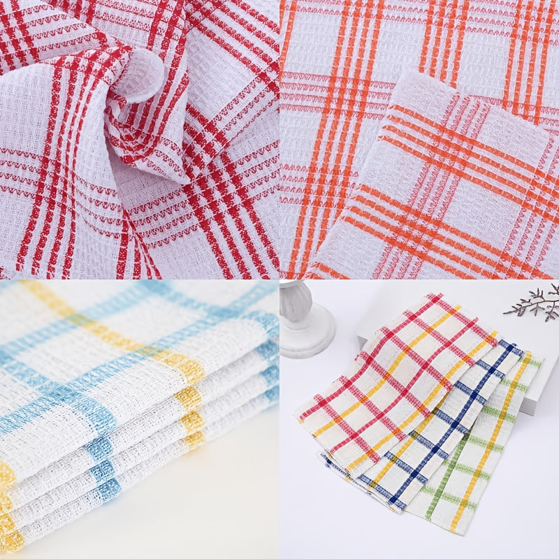 Reusable Kitchen Dishcloths Set of 15 – Soft Absorbent Cleaning Cloths, Quick-Dry Scrubbing Wipes for Kitchen, Household Dish Towels