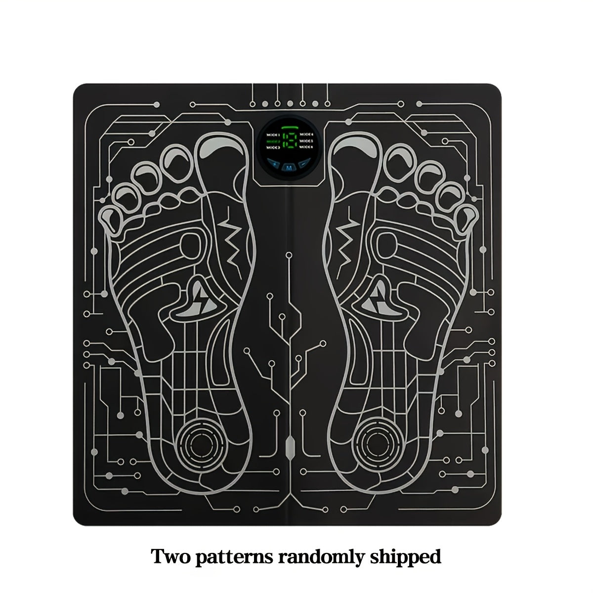 EMS & TENS Foot Neuromuscular Massager, Electric Foot & Leg Stimulator for Blood Circulation Improvement, Adjustable Modes & Intensity Levels, USB Rechargeable, Neuropathy & Fatigue Relief for Men & Women