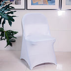 30-Pack Stretch Spandex Chair Covers Universal Washable Removable Slipcovers for Wedding Party Dining Room Banquet Event Black White