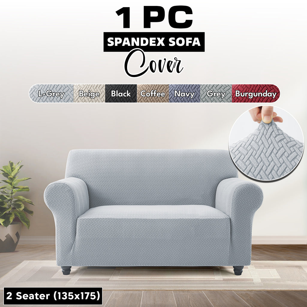 Stretch Spandex Sofa Cover 1 2 3 Seater Elastic Couch Slipcover Anti-Scratch Pet-Friendly Machine Washable Furniture Protector Holiday Gift