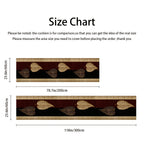 Luxury Velvet Carpet Leaf Pattern Machine Washable Slip-Resistant – Soft Plush Rug for Hallway, Bedroom, Kitchen & Bathroom | Multiple Sizes