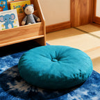 Round Seat Cushion 40x40cm 15cm Thick Firm Futon Meditation Mat Removable Linen Cover Chair Pad for Office Dining Chair Home Decor All Seasons Christmas