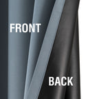 100% Blackout Window Curtains - 4 Panels, Full Light Blocking, Thermal Insulated Drapes with Black Liner | Soft Brushed Fabric