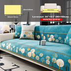 Bohemian Chenille Sofa Cover Tree Embroidery Print Thick Non-Slip Pet Friendly One-Piece Couch Protector Armchair Loveseat 3 4 Seater