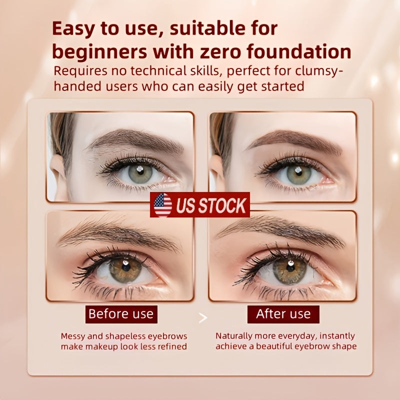 Electric Eyebrow Trimmer 2 Pack USB Rechargeable Painless Precision Hair Remover Women - Face Leg Lip Armpit Portable Razor Pink Rose Gold