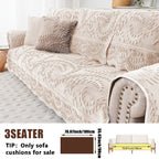 Plush Sofa Cover Faux Rabbit Fur Non-Slip, Thickened Quilted Sofa Cushion Cover Machine Washable, Warm Breathable Pet-Friendly Couch Pad for Living Room, Bedroom & Office