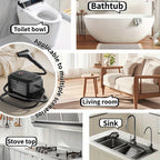 Handheld High Pressure Steam Cleaner High Temperature Portable Steam Mop LCD Display Gear Control 40oz Tank for Kitchen Carpet Sofa Upholstery