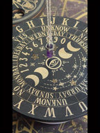 Wooden Pendulum Stand 3D Divination Crystal Display Holder | Witchcraft Altar Supplies, Necklace Display Stand for Meditation, Crystal Rituals, Boho Witch Room Decor