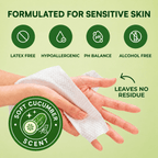 Adult Body Wipes Extra Large 8x13 Inch 720 Count 12 Packs Soft Cucumber Scent Disposable Bathing Wipes Aloe Vera Vitamin E for Elderly Seniors Incontinence Care