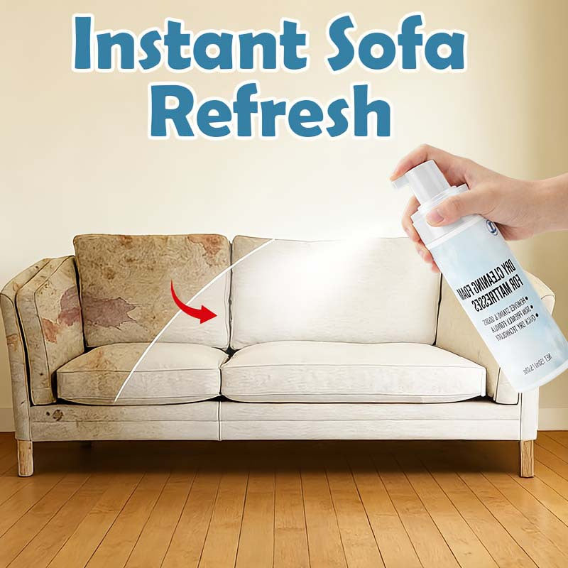 No-Rinse Furniture & Mattress Spot Cleaning Spray - Fabric Stain Remover for Sofas, Carpets & Car Seats, Spray-Wait-Wipe Formula, Quick Dry No Sticky Residue
