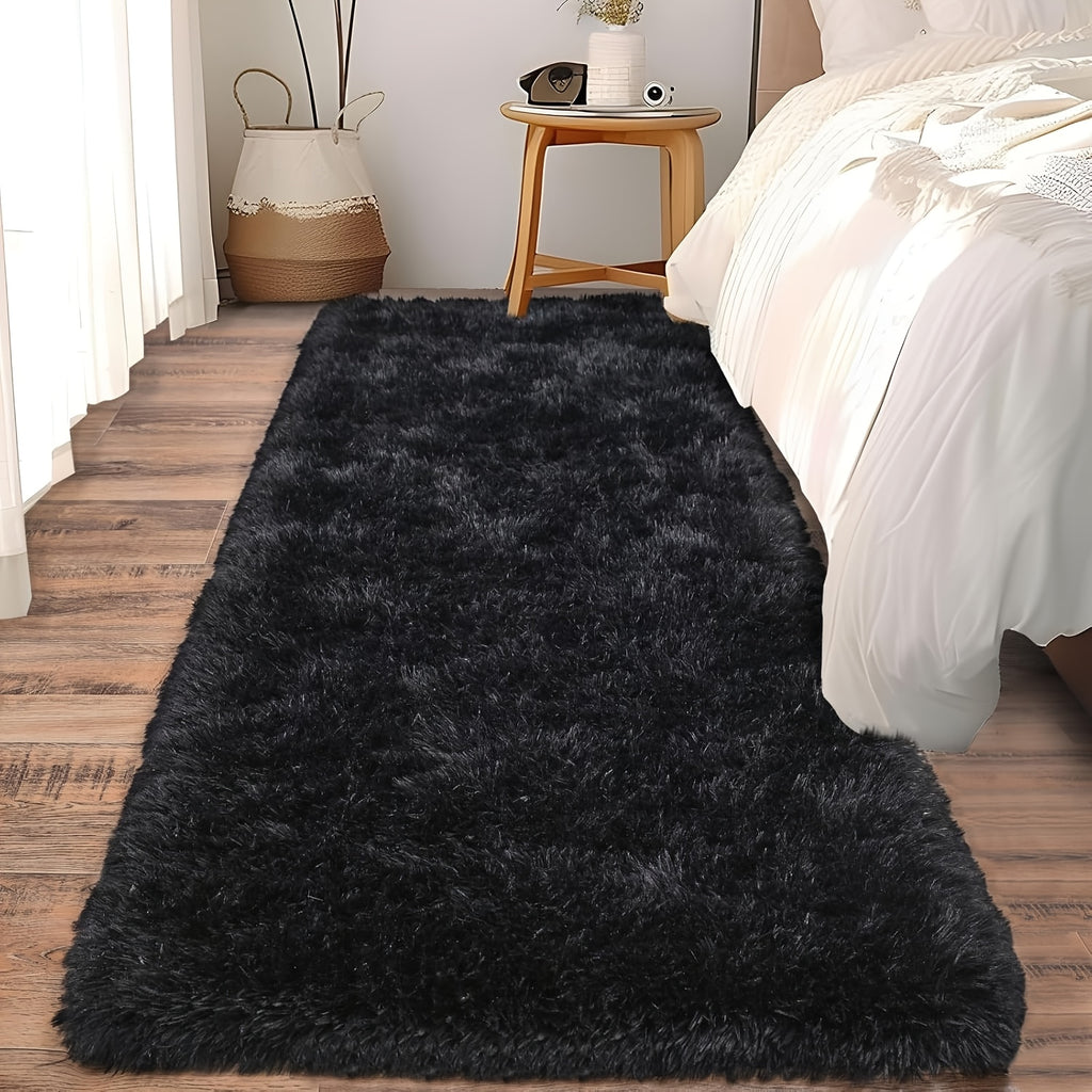 Tie-Dye Fluffy Area Rug – Ultra-Soft Thickened Plush Indoor Mat for Living Room, Bedroom & Office, 9 Colors 6 Sizes, Boho Machine-Woven Floor Carpet