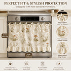 Appliance Skirt Curtain with Pockets – Farmhouse Kitchen Decor, Blackout Polyester, Grommet Top, Ruffled Trim | Hides Dishwasher, Washing Machine & Range Clutter | Nuvia Haven