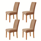Stretch Dining Chair Seat Covers – Removable & Washable Slipcovers | Set of 6