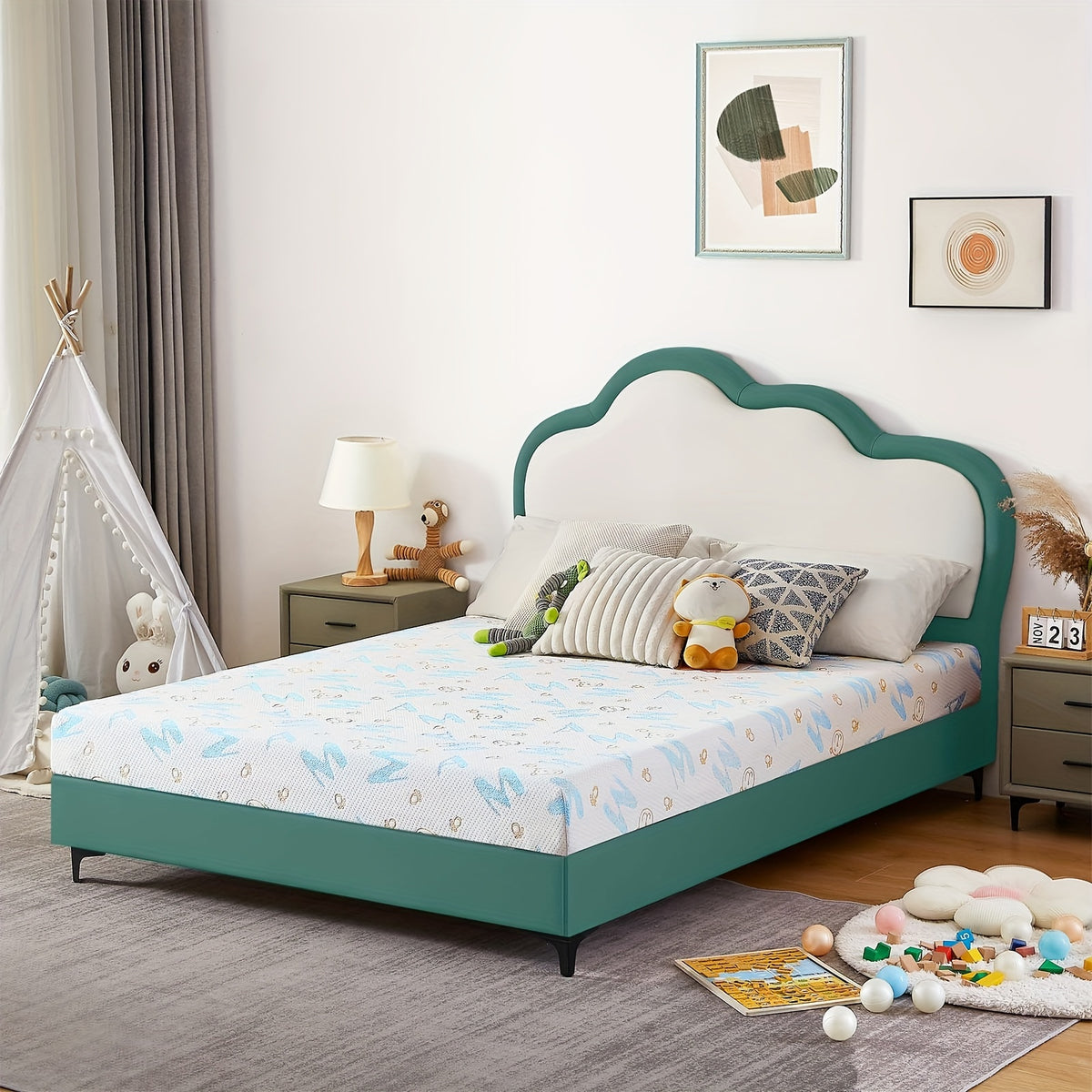Cooling Memory Foam Mattress Bed in a Box 5 Inch & 6 Inch Medium Feel with Removable Washable Cover – Twin Twin XL Full Queen