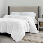 All Season Comforter with Corner Tabs & Box Stitching – Soft Fluffy Lightweight Hotel-Quality Duvet Insert for Twin Queen King, Breathable Year-Round Bedding