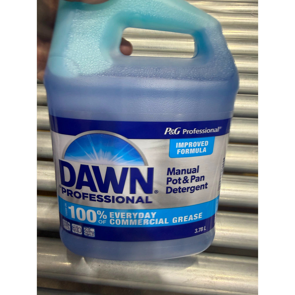 Dawn Professional Dish Soap 1 Gallon Bulk, Heavy Duty Liquid Detergent Commercial Strength Grease Cutter for Pots Pans Dishes Kitchen Home & Restaurant Use