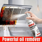 Heavy Duty Oven and Metal Cleaning Spray Powerful Degreaser for Stubborn Grease on Ovens Stovetops Pots Pans Fast-Acting Formula with Towel 1.69 oz