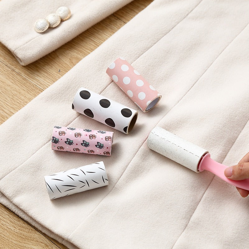 Mini Portable Pet Hair Remover Roller 12 Pack, Travel-Size Lint Roller for Clothing Furniture & Car Seats, No Power Required Reusable Pet Hair Lint Cleaner for Home & On the Go